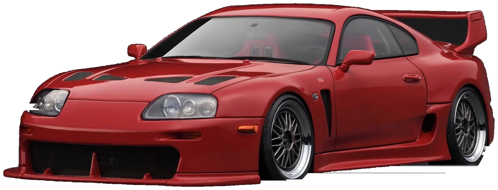 Red Toyota Supra MK4
